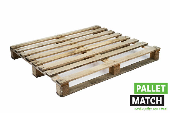 Gebruikte blokpallet 1000 x 1200 licht