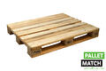 Gebruikte 1000 x 1200 industrie pallet
