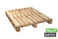 Gebruikte blokpallet 1000 x 1200mm middelzwaar